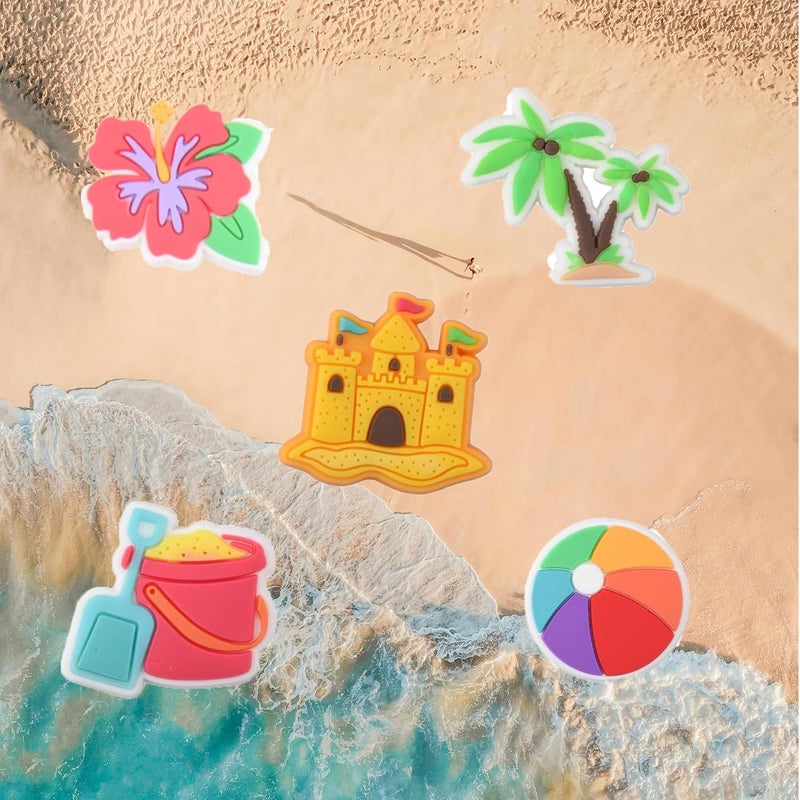 BULKITEM 25 Pcs Gamer, Summer, Nurse, Pink, Hunting, Black,USA american flag crocs,Shoe Charms, Cute Shoe Accessories Gifts Charms for Teens Kids Adults - Image 5